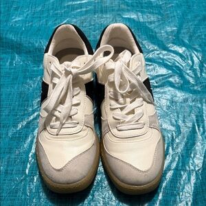 White and Black Sneakers